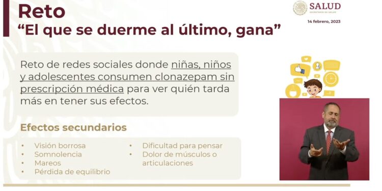 Consumo de clonazepam afecta a 45 jóvenes, en 18 estados
