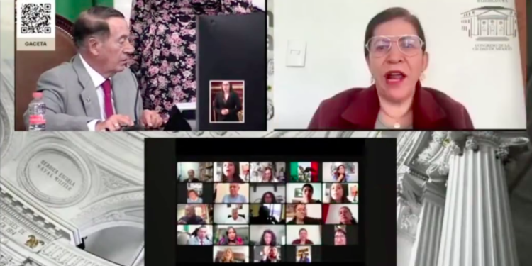 Aflora lenguaje de diputados en sesión vía remota del Congreso CDMX