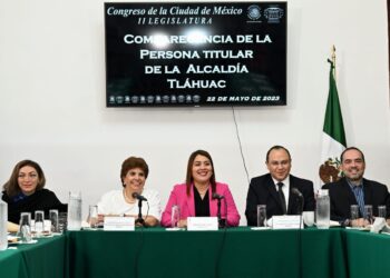 Alcaldesa Berenice Hernández rinde informe ante Congreso de la Ciudad