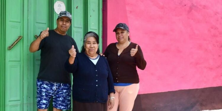 A través de ‘Fachada Chula’ dan mantenimiento a viviendas de Tláhuac