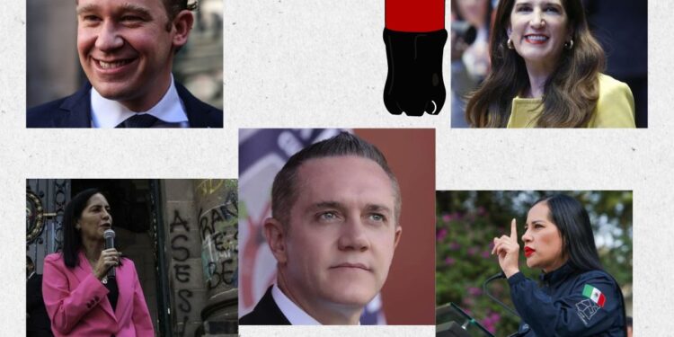 Los aspirantes al Gobierno de la CDMX