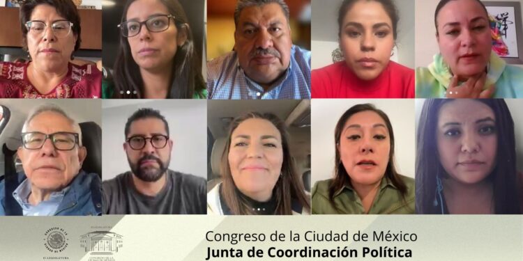 Celebra JUCOPO segunda sesión extraordinaria con importantes acuerdos en beneficio de la ciudadanía y de trabajadores del Congreso CDMX  