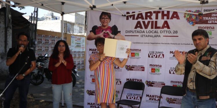 Martha Ávila se compromete a  seguir haciendo historia en el distrito 28