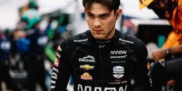 Patricio O’Ward se luce como un rockstar en el GP de México