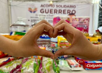 Instala Rigoberto Salgado centro de acopio en ayuda a los damnificados de Guerrero