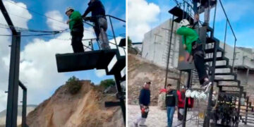 Turista sufre accidente en el “Columpio Extremo” de Real de Catorce