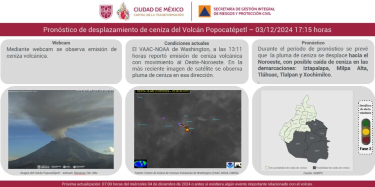 Caída de ceniza afecta a capitalinos