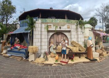 Nacimiento monumental en Coyoacán