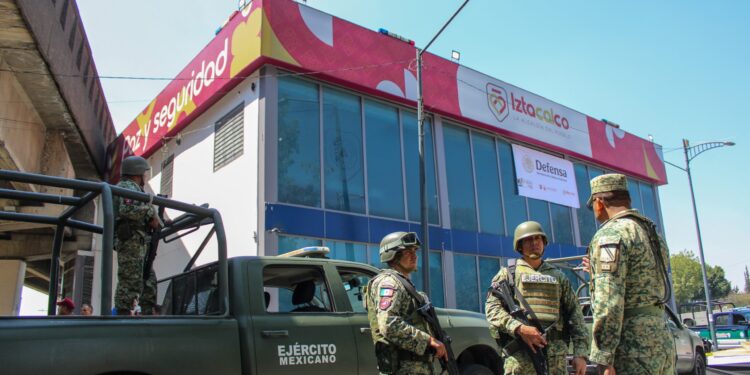 Fuerzas Armadas llegan a Iztacalco para reforzar seguridad