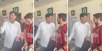 Hijo de Calderón encara a Noroña en pleno vuelo