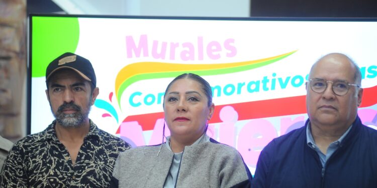 Celebra Congreso CDMX ‘tiempo de mujeres’ con murales 