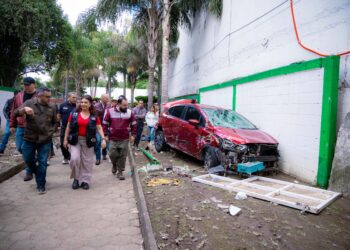 Brugada garantiza apoyo por tromba en Magdalena Contreras