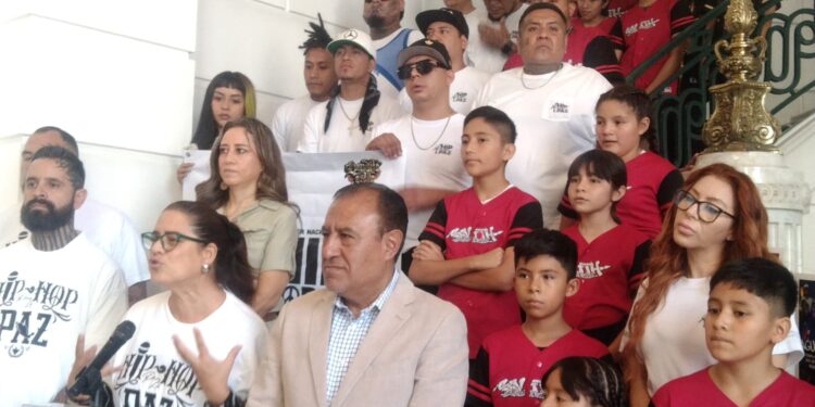 Arman baile de «Hip Hop por la Paz» en el Congreso CDMX