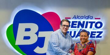 Luis Mendoza y Rigoberta Menchú impulsan cultura de paz en Benito Juárez