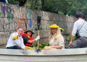 Encabezan alcaldes de Coyoacán e Iztapalapa, limpieza de Canal Nacional